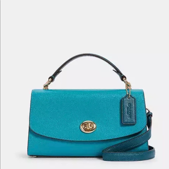 💙🩵 NWOT TILLY SATCHEL 23 COLOR BLOCK! - Picture 1 of 14